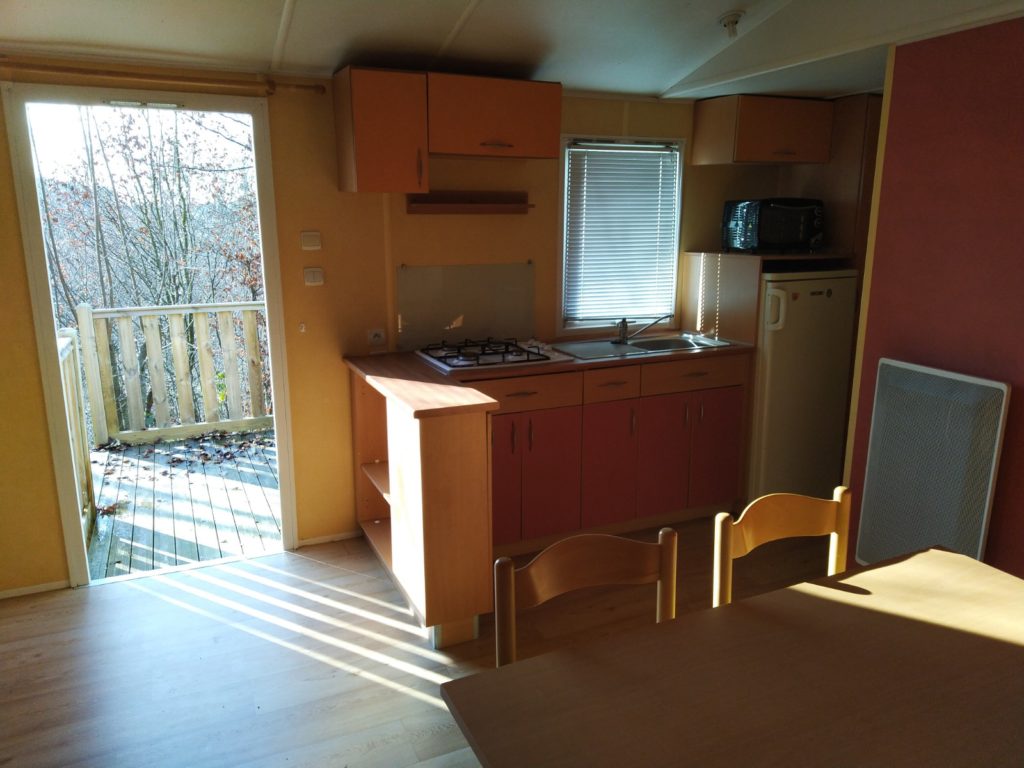 Intérieur Mobile Home Camping les lupins